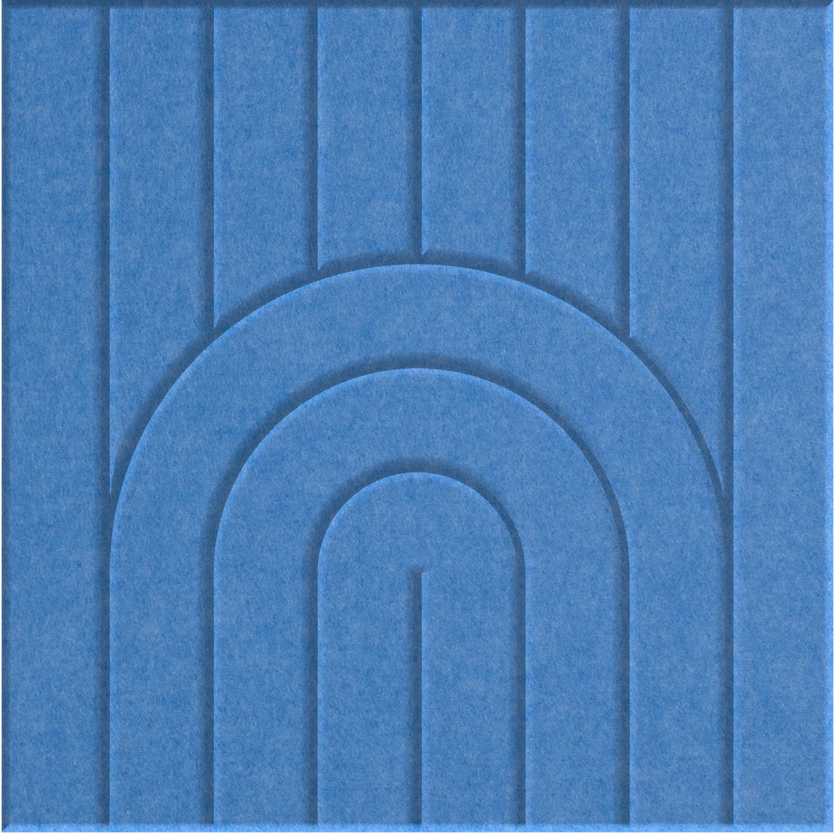 Cayman 9mm Engraved Zen felt sample with nested arch grooves