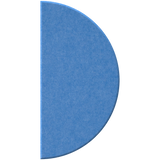 A single semicircular makeup pan in a light lavender-purple shade, shown against a plain white background.