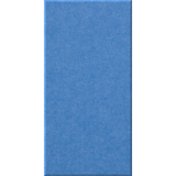 A vertical rectangular blue textured panel or swatch centered on a white background.