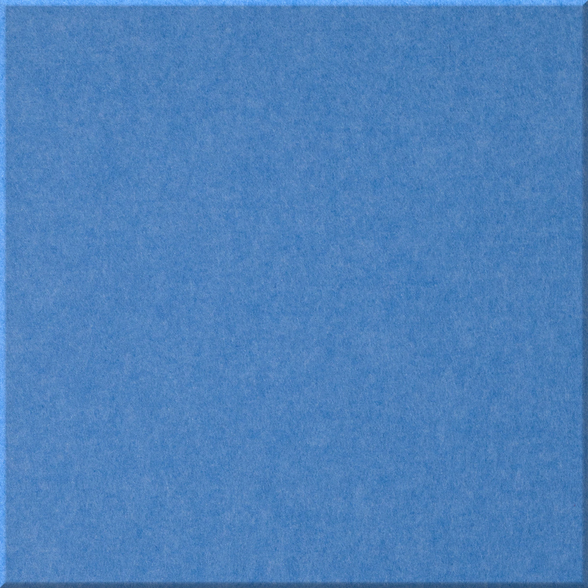 A square blue textured material swatch with a fine woven or fabric-like surface, filling the frame.