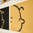 Close up details of Charlie Brown Felt Right panels.