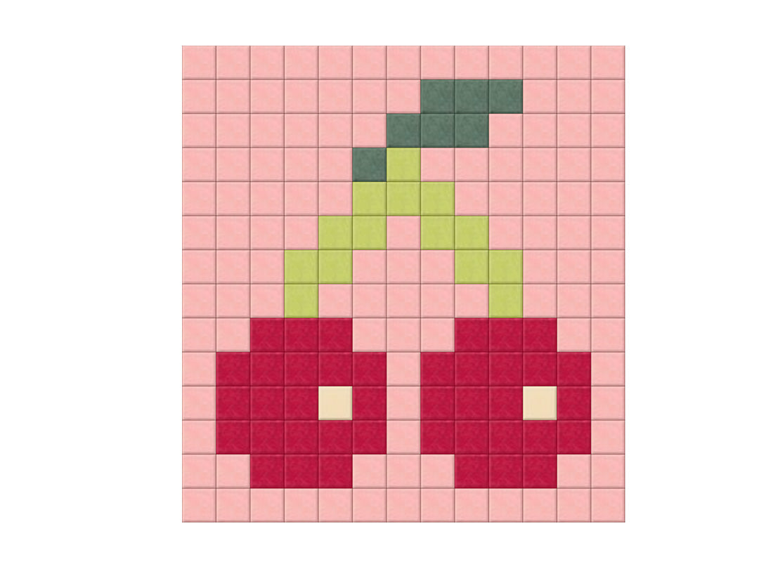 Cherries with Pink background