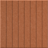 Cinnamon 9mm Engraved Parallel felt sample with straight vertical grooves