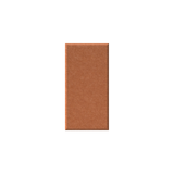 A rectangular copper-colored metallic swatch centered on a plain white background.