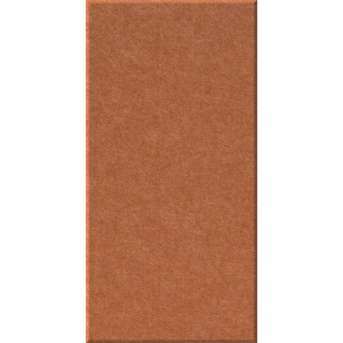 A rectangular brown textured tile or panel shown against a plain white background.