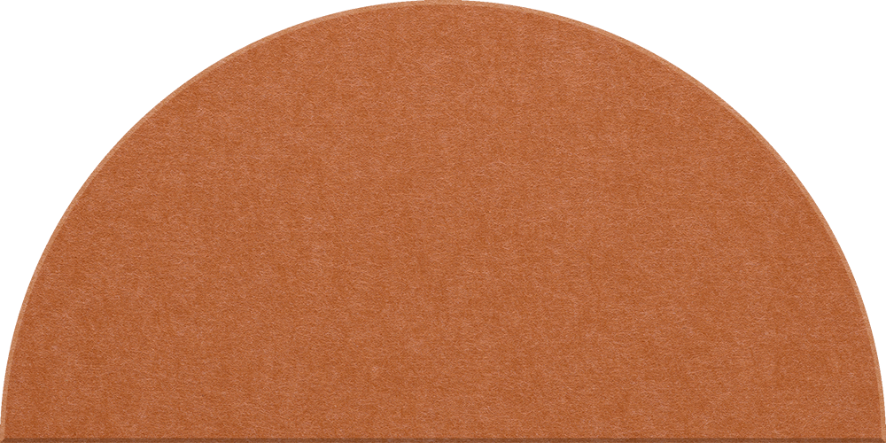 Large Half Circle Tile