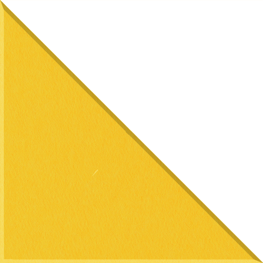 Citrine Triangle Felt Right Tile