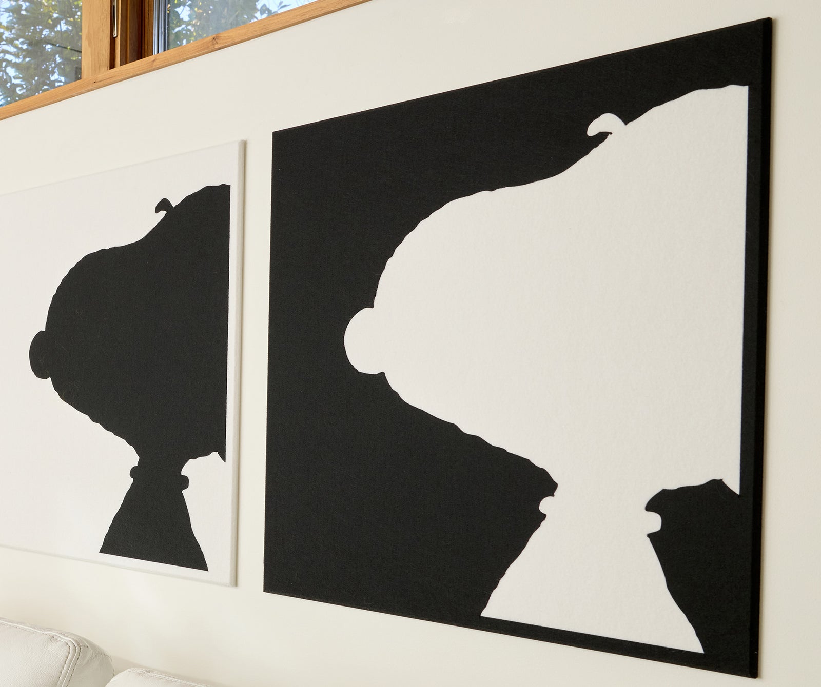 Close up of Felt Right Snoop tiles.