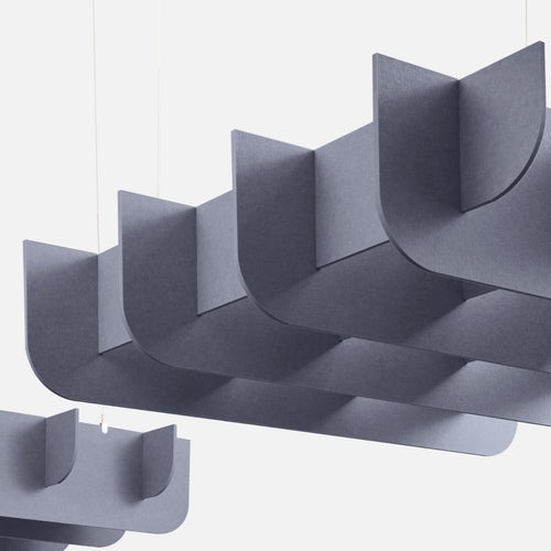 felt beams in room