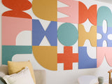 Medium Coastal Abstract Assembly Wall Art
