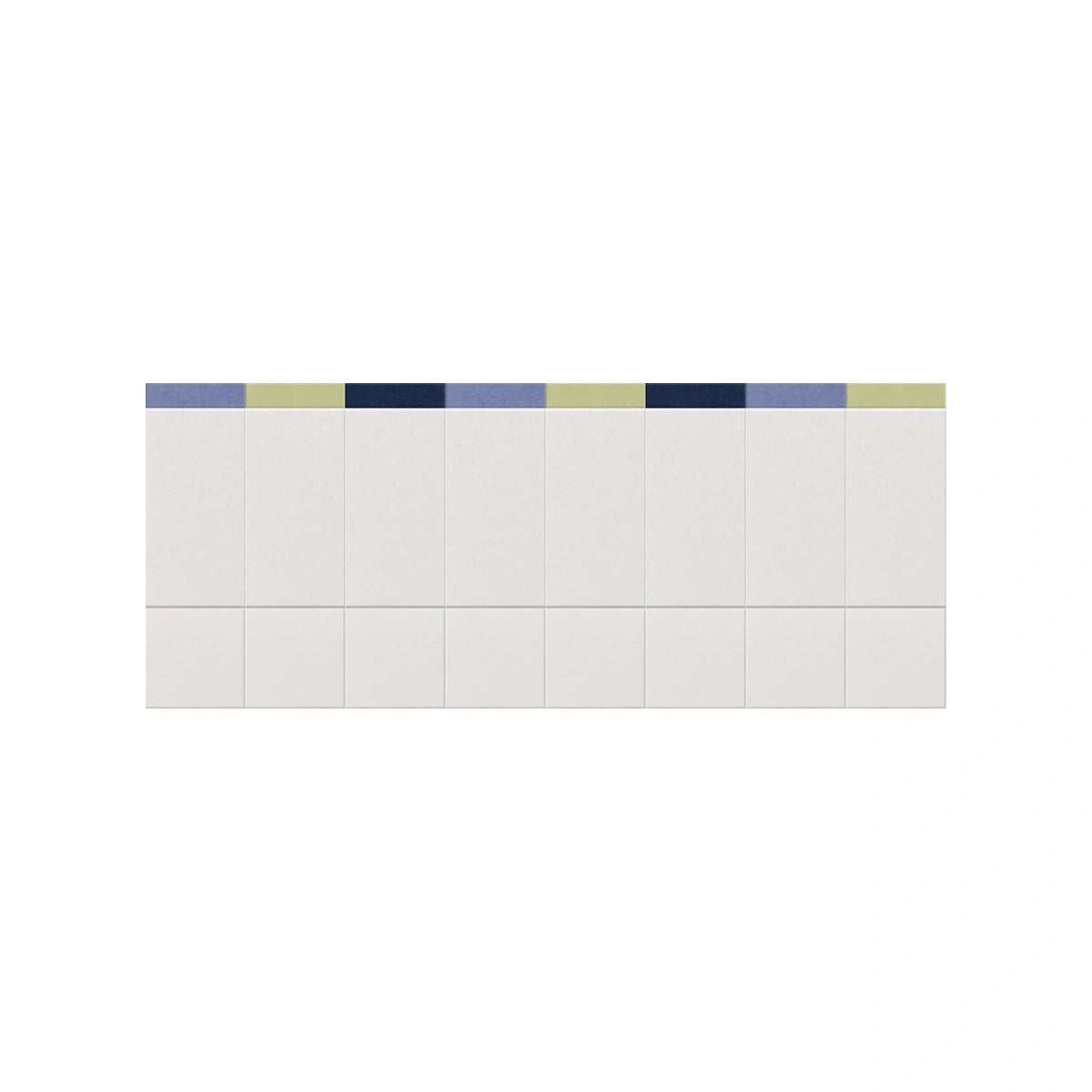 Web image of neutral, green, and blue wainscoting