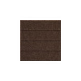 A square brown textured material swatch with horizontal ribbed lines, centered on a plain white background.