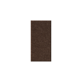 A rectangular brown textured sample card centered on a plain white background.