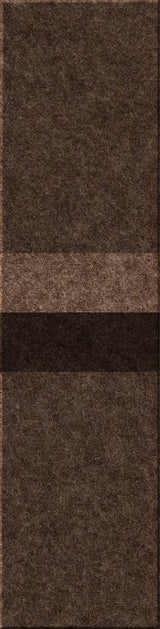 Brown textured tile with dark stripe accent, shown as individual rectangular panel.