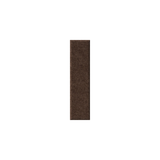 A vertical rectangular brown textured sample centered on a plain white background.