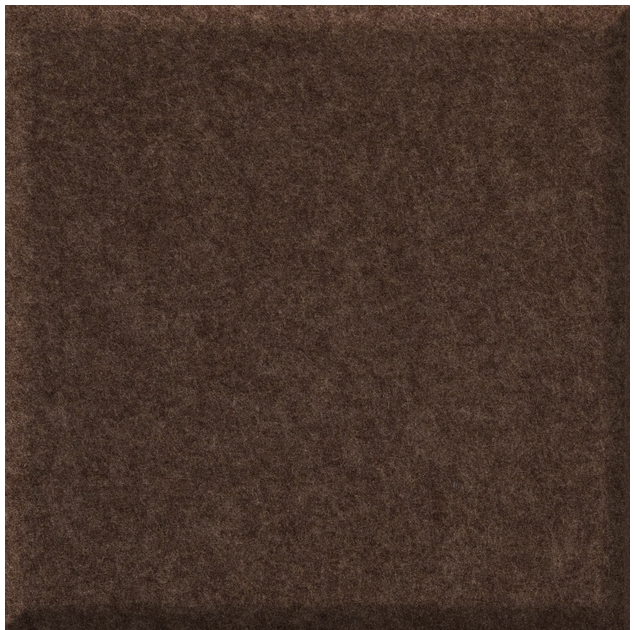 Dark brown textured tile with uniform speckled pattern throughout surface.
