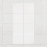 Colorblock felt drop ceiling tiles in solid Zinc, set of 8 in a 2 x 4 layout