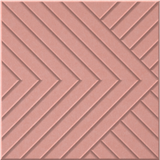 Coral 9mm Engraved Converge felt sample with chevron grooves