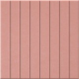 Coral 9mm Engraved Parallel felt sample with straight vertical grooves