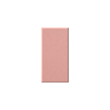 A rectangular, vertically oriented swatch showing a dusty rose pink color with a subtle textured surface and soft shadowed edges, centered on a solid white background.