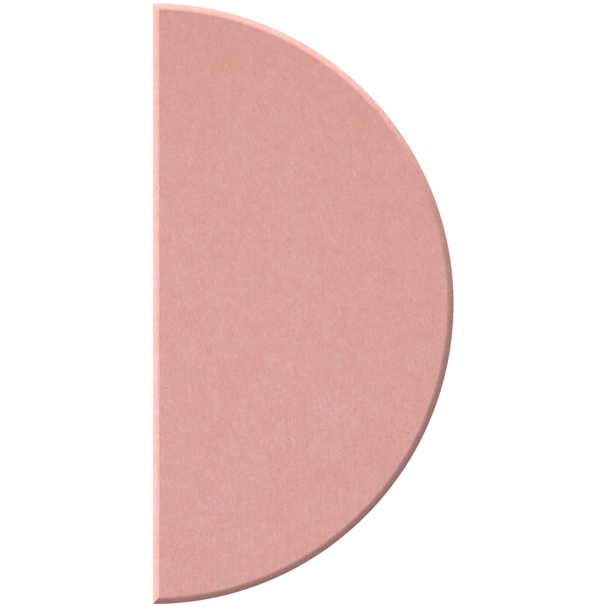 A single semicircular makeup pan in a light lavender-purple shade, shown against a plain white background.