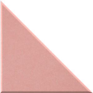 Coral Small 90° Triangle