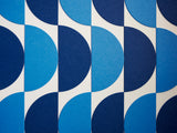 Felt Right half circle tiles in shades of blue