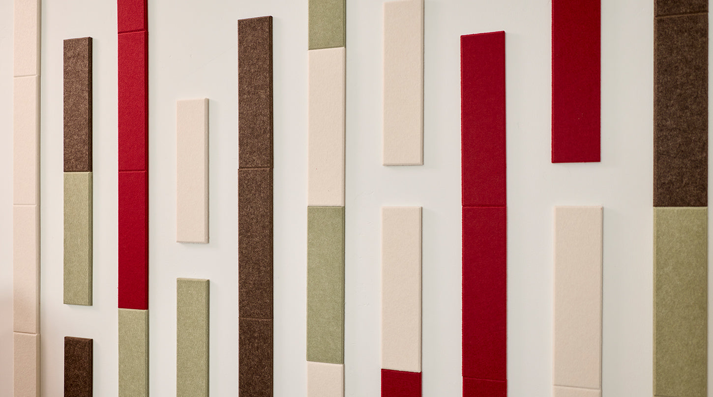 Multicolor acoustic panels