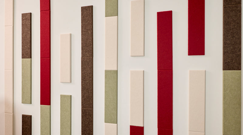 Multicolor acoustic panels