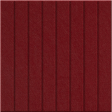 Crimson 9mm Engraved Parallel felt sample with straight vertical grooves