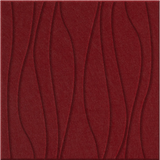 Crimson 9mm Engraved River felt sample with wavy vertical grooves