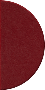 Crimson Half Circle