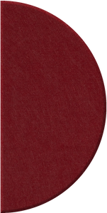 Crimson Half Circle