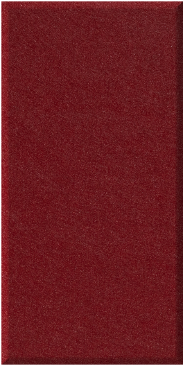 A close-up of a textured dark red fabric or material swatch filling the frame.