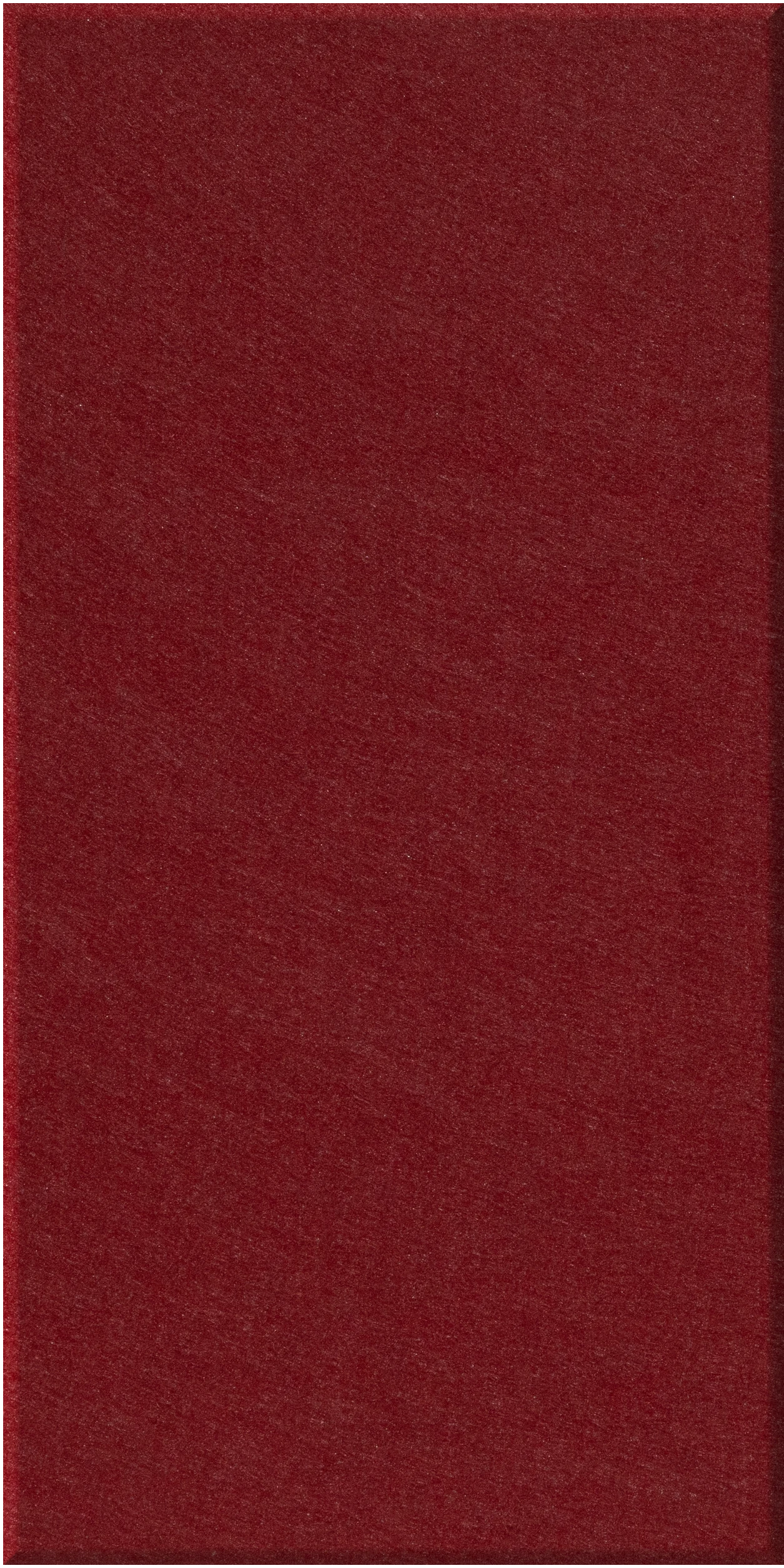 Large halflap tile with deep red textured surface.