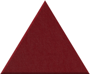 Crimson Large Triangle
