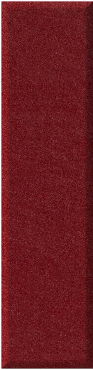 Deep red shiplap tile with vertical wooden plank texture and subtle grain pattern.