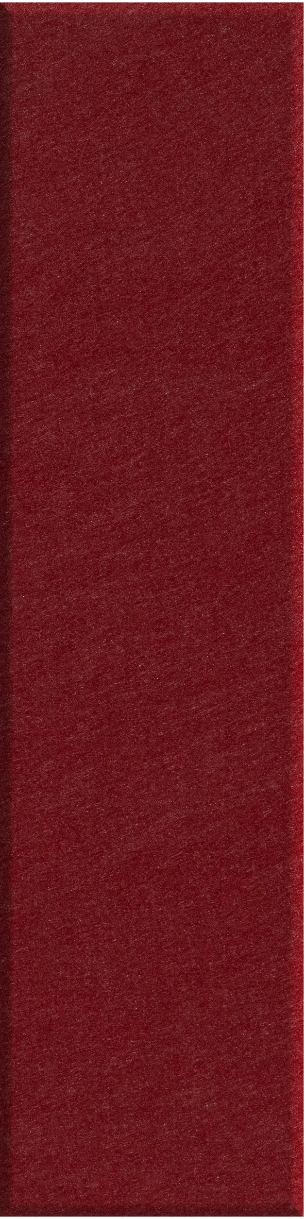Deep red rectangular felt tile