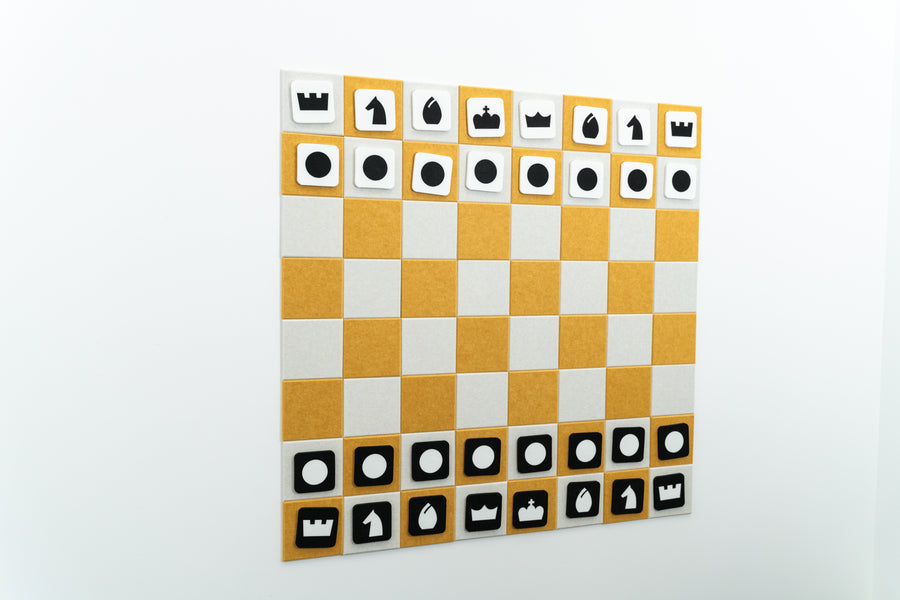 Standard Mustard/Latte Chess Board