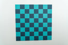 Standard Slate Blue/Aqua Chess Board