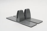 free standing silver hardware