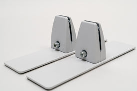 free standing white hardware (2 pack)