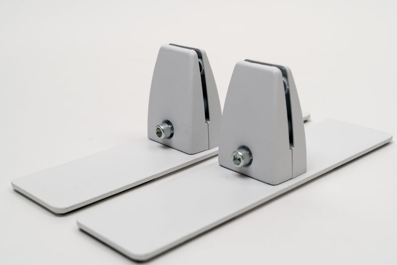 free standing white hardware (2 pack)