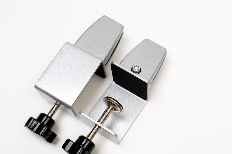 2” edge grip silver hardware (2 pack)