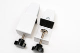 2” edge grip white hardware