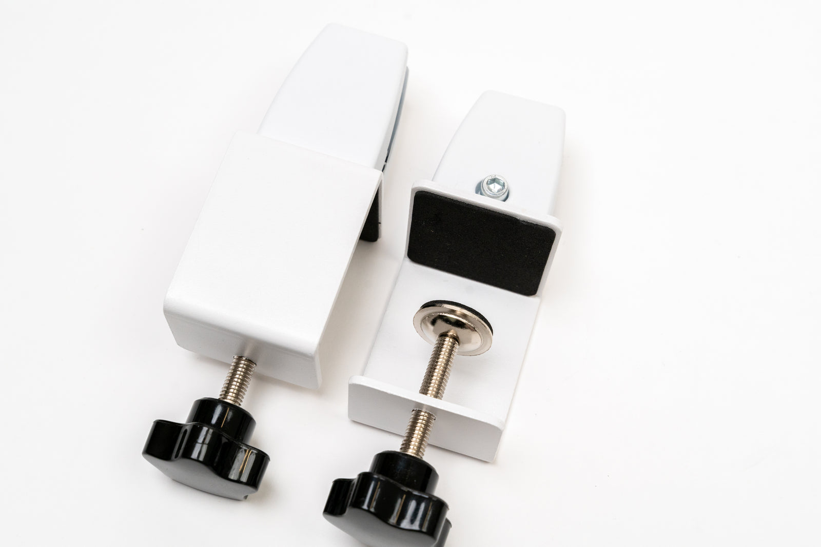 2” edge grip white hardware