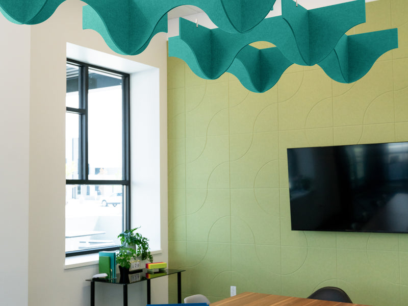 Aqua Wave Ceiling Cloud Baffle