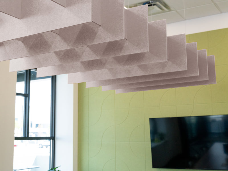 Latte Grid Ceiling Cloud Baffle