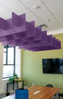 Lavender Grid Ceiling Cloud Baffle