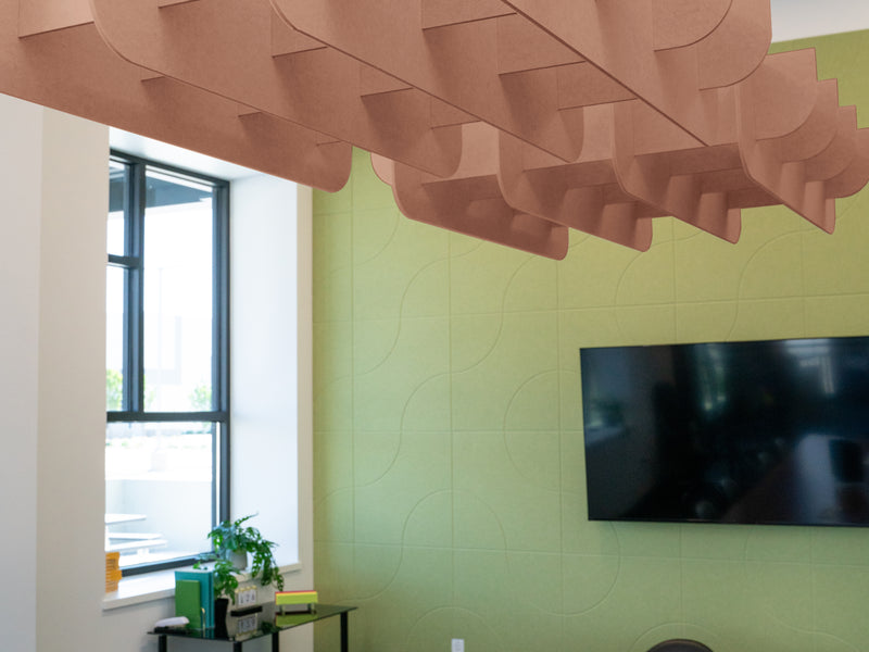 Coral Fin Ceiling Cloud Baffle